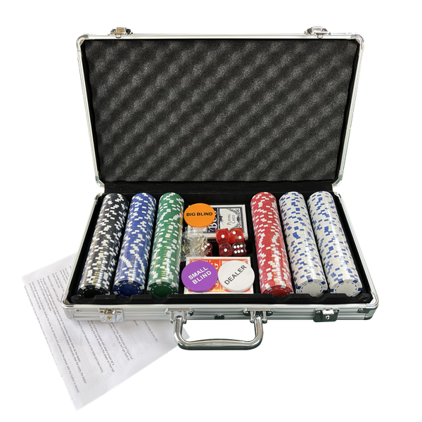 Poker Set 300 Pieces With Aluminium Case