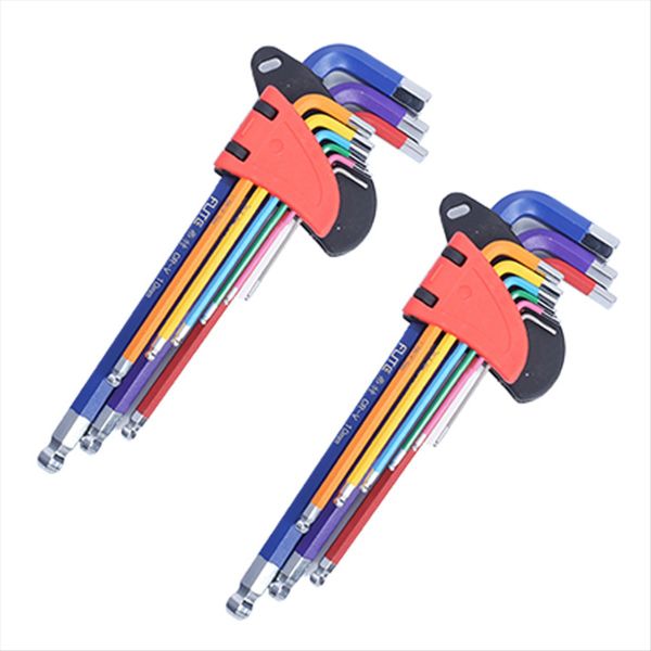 Long Hex Wrench Set Metric And Standard Hex Wrench Set