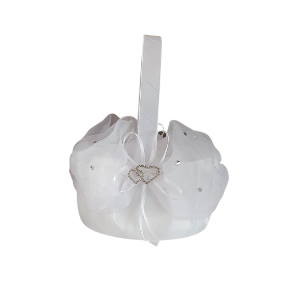 Wedding Flower or Confetti Basket For Flower Girl