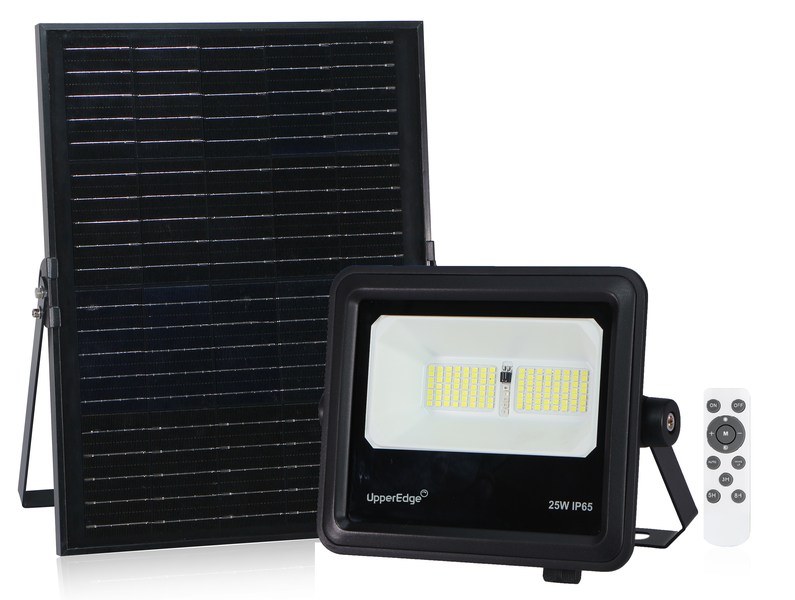 Upper Edge - 25W Solar Flood Light with Remote