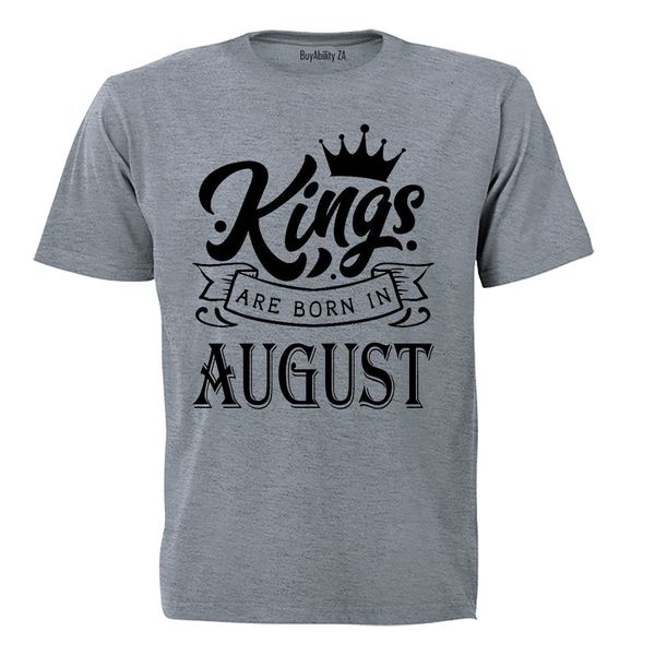 Kings Are Born in August - Kids T-Shirt