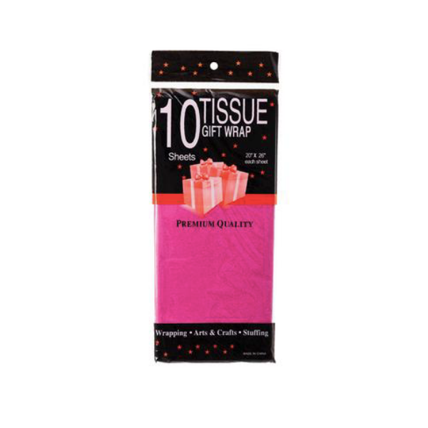 Premium Quality Stationary- Pink Tissue Paper x 2