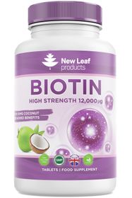 Biotin Hair Growth Supplement High Strength 1 Year Supply | Buy Online ...