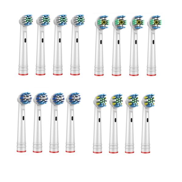 16 Pack, Dental, Pro White Toothbrush Heads Replacements