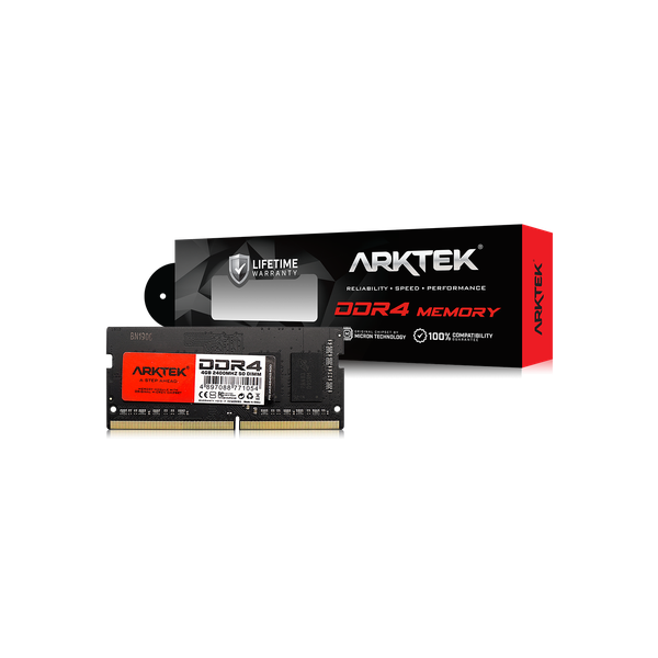 Arktek Memory 4GB DDR4 PC-2400 SO-DIMM RAM Module for Notebook