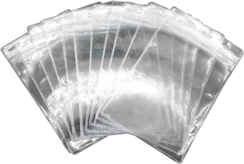 PVC Badge Holders Weather Resistant for Vertical ID Cards