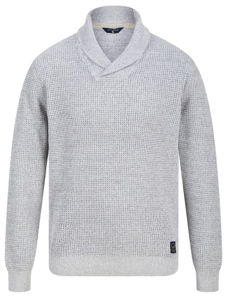 Tokyo Laundry Mens - Adoja Waffle Knit Jumper in Grey (Parallel Import)