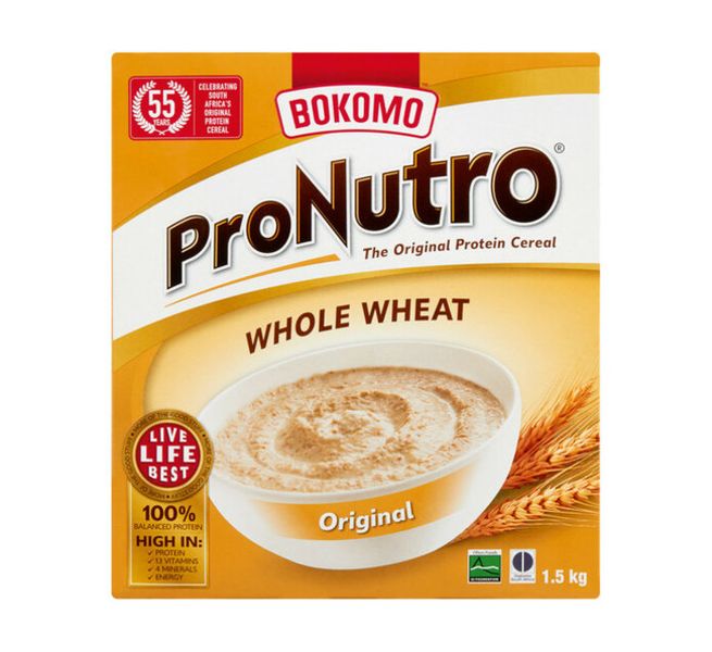 Bokomo Pronutro Whole Wheat Original - 3 x 1.5k