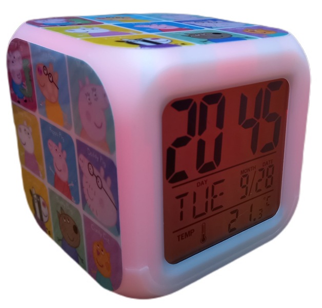 Peppa Pig - Night Light Alarm Clock
