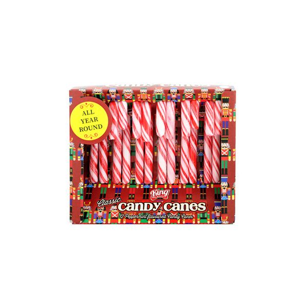 King Candy Classic Candy Canes - Set of 12