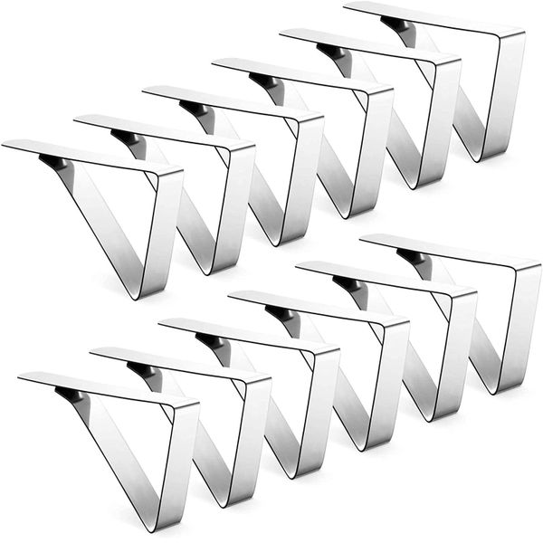Maisonware 12 Piece Stainless Steel Tablecloth Clips