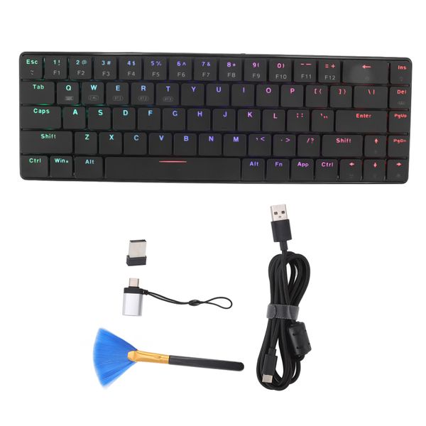 Mechanical Keyboard Gaming 69 Key RGB Wireless