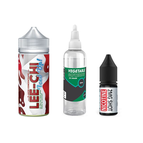 120ml Majestic Vapour Juice DIY Longfill Kit - Lee-Chi - 2mg
