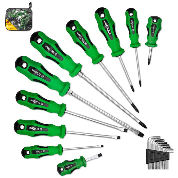 DAKR DUCK 18 Pieces Magnetic Screwdriver Set with Bag