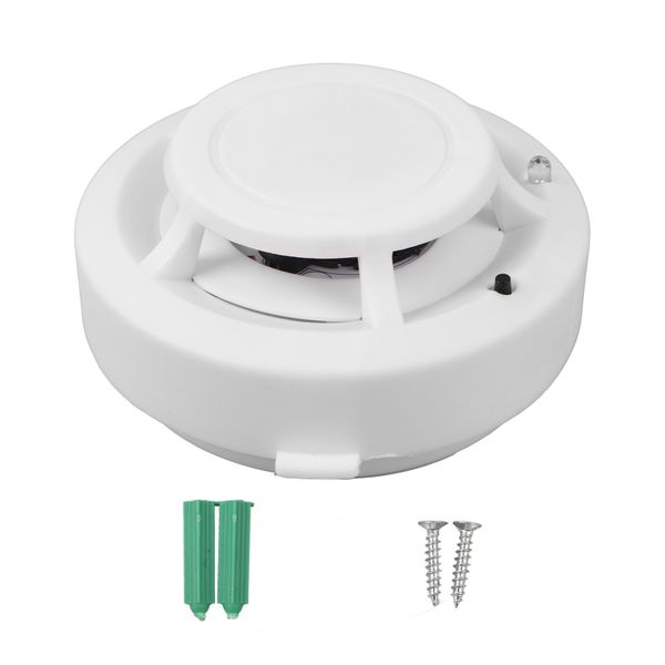 Smoke Detector Sound Light Fire Alarm 9-12V