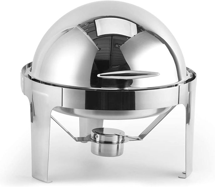 Chafing Dish S/Steel - Roll Top Round - 6.8LT