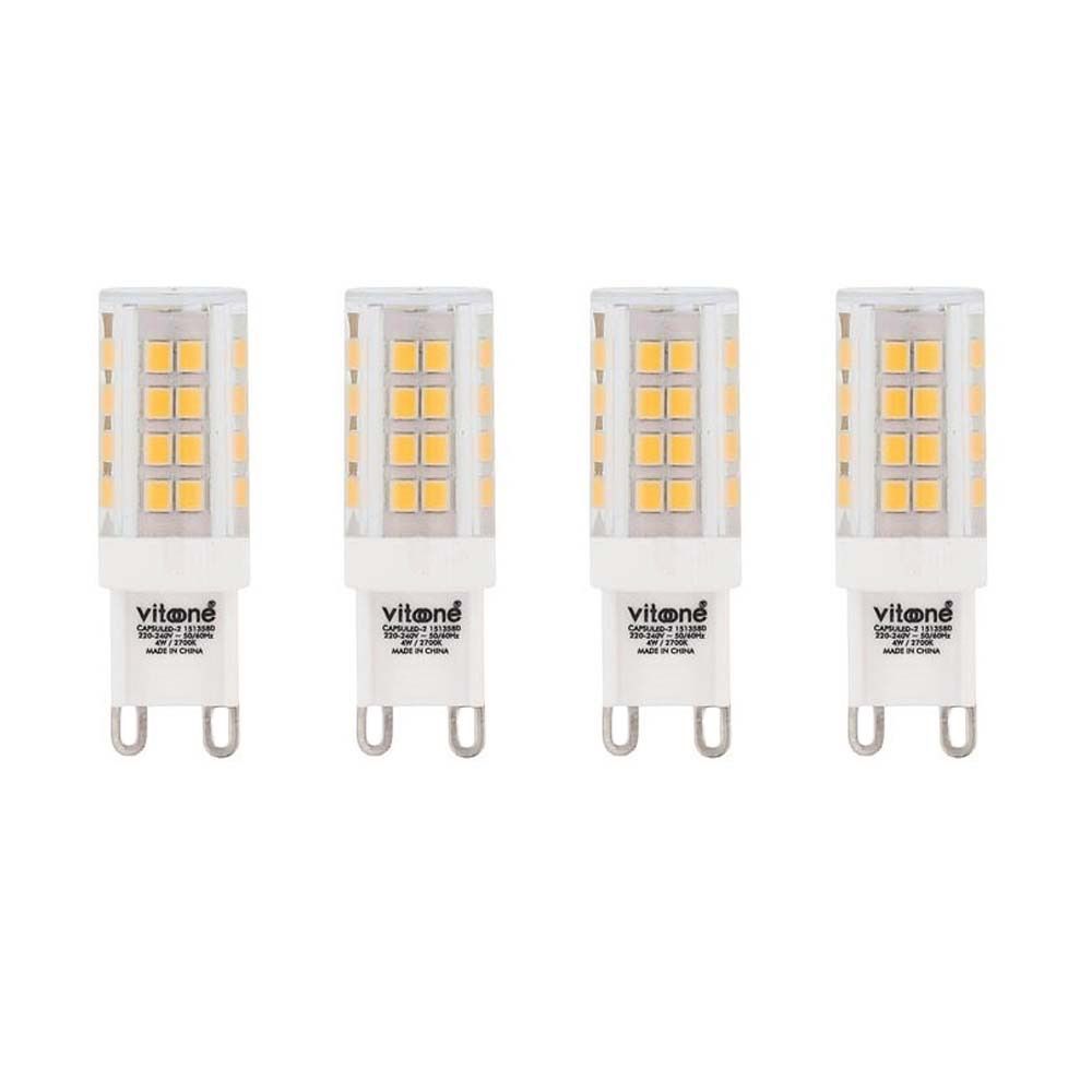 VITO Capsuled 2 LED Bulb G9 4W 400Lm 6400K Daylight Set of 4
