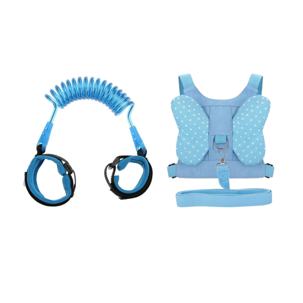 Toddler Safety Harness with Butterfly Wings Anti-Lost Wrist Link Leash