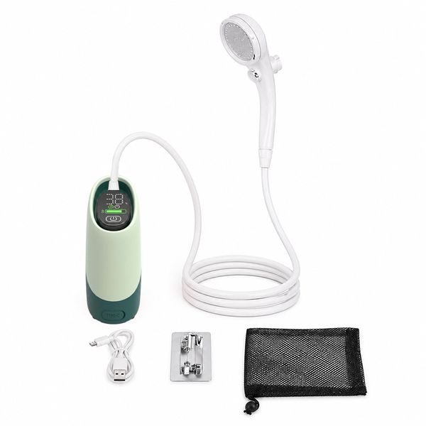 Intelligent Temperature Measuring Portable Shower - Waterproof Showerhead
