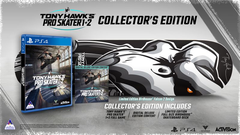 TONY HAWKS PRO SKATER 1+2 COLLECTORS EDITION (PS4)