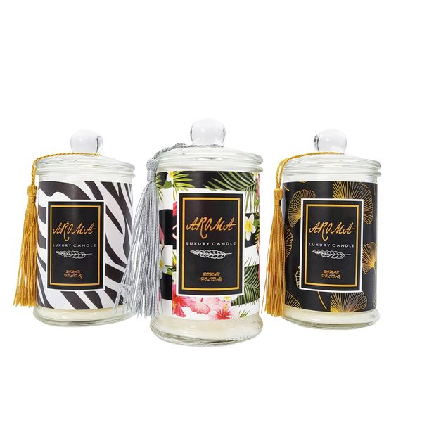Luxury Hotel Scented Candles Aromatherapy Gifts Sets of 3