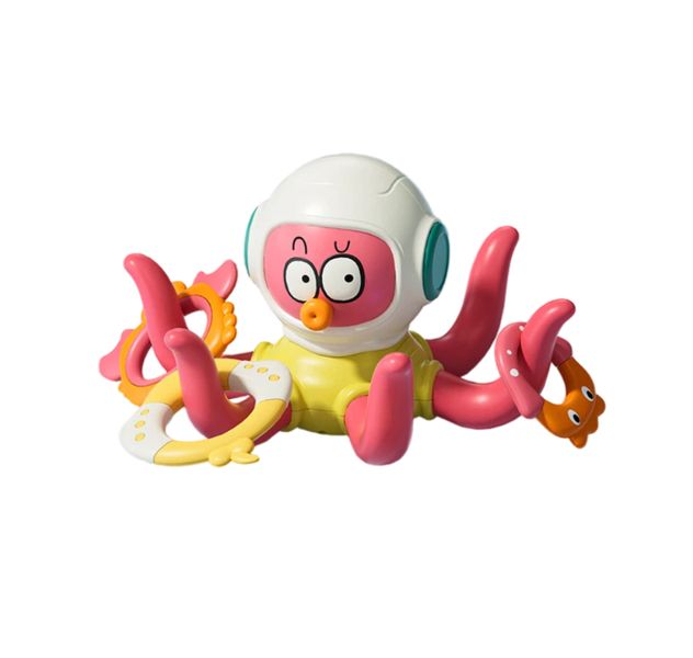Baby Octopus Ring Toss Water Toy for Bath