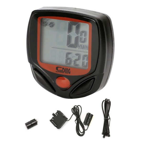 SUNDING Waterproof Bike Speedometer - LCD Display | Easy Install