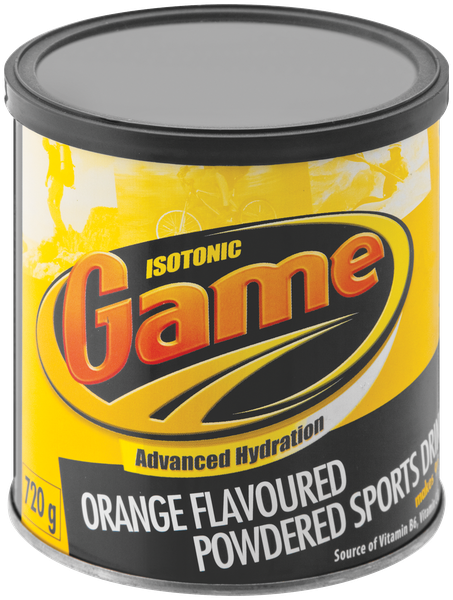 Game Isotonic Sports Drink Powder Orange 720g