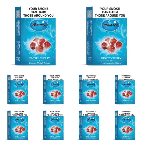 Amaren Hookah Flavor Carton - Frosty Cherry (10 x 50g)