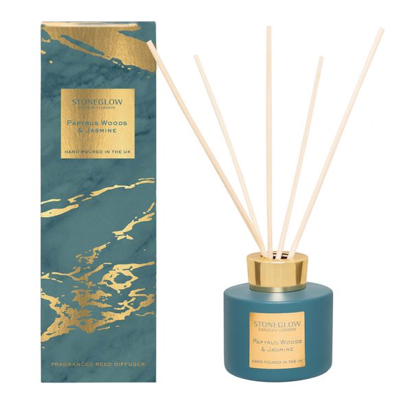 Papyrus Woods &amp; Jasmine Fragranced Reed Diffuser