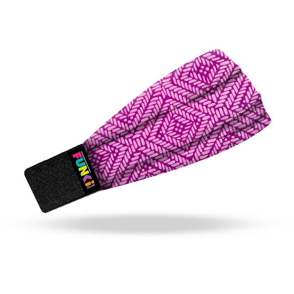 FUNki Purple Geo Pattern Adult Headband