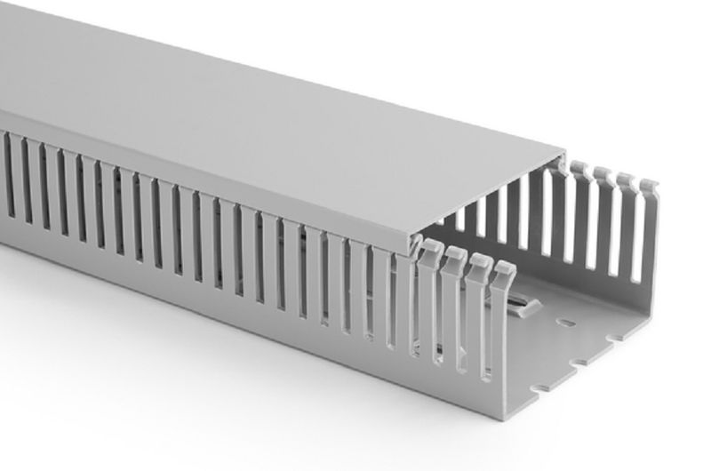 Slotted Trunking Grey 100x40