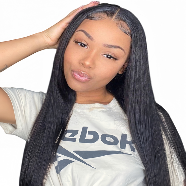 Marigold 22 inch Straight Wig - Human Hair with 13x4 Lace Front