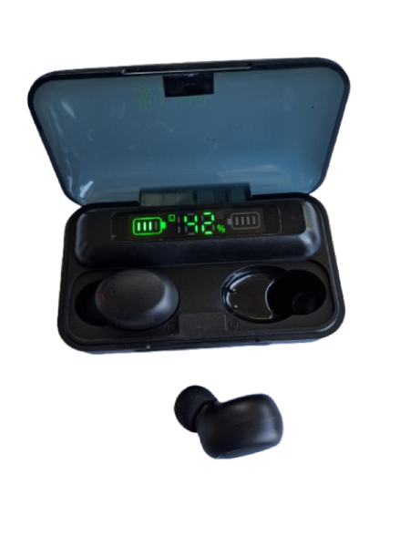 Gadgix Bluetooth 5.3 Wireless Earbuds with LED Charging Case