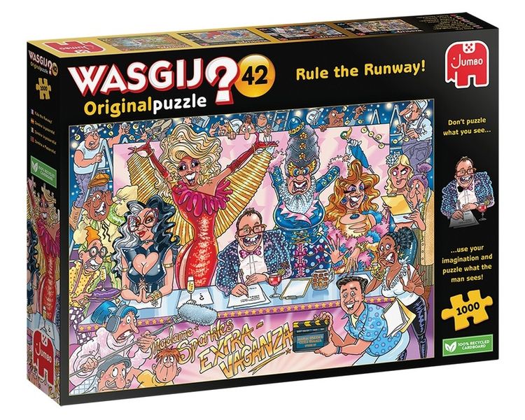 Jumbo 1000Piece Puzzle Wasgij Original 42 Rule The Runway!
