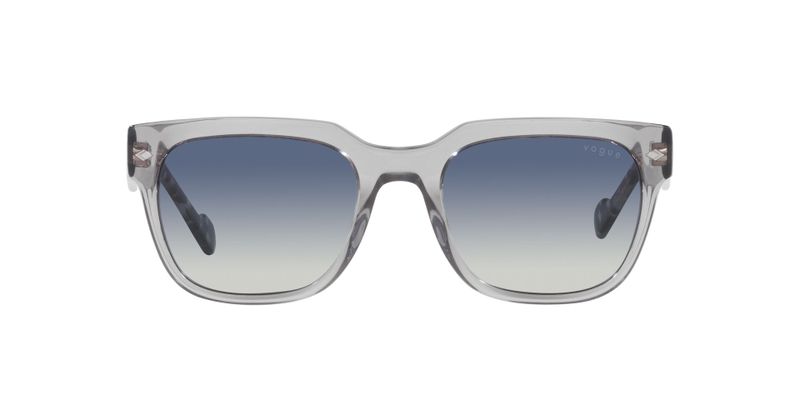 Vogue - Woman Squared Sunglassess - Transparent Grey