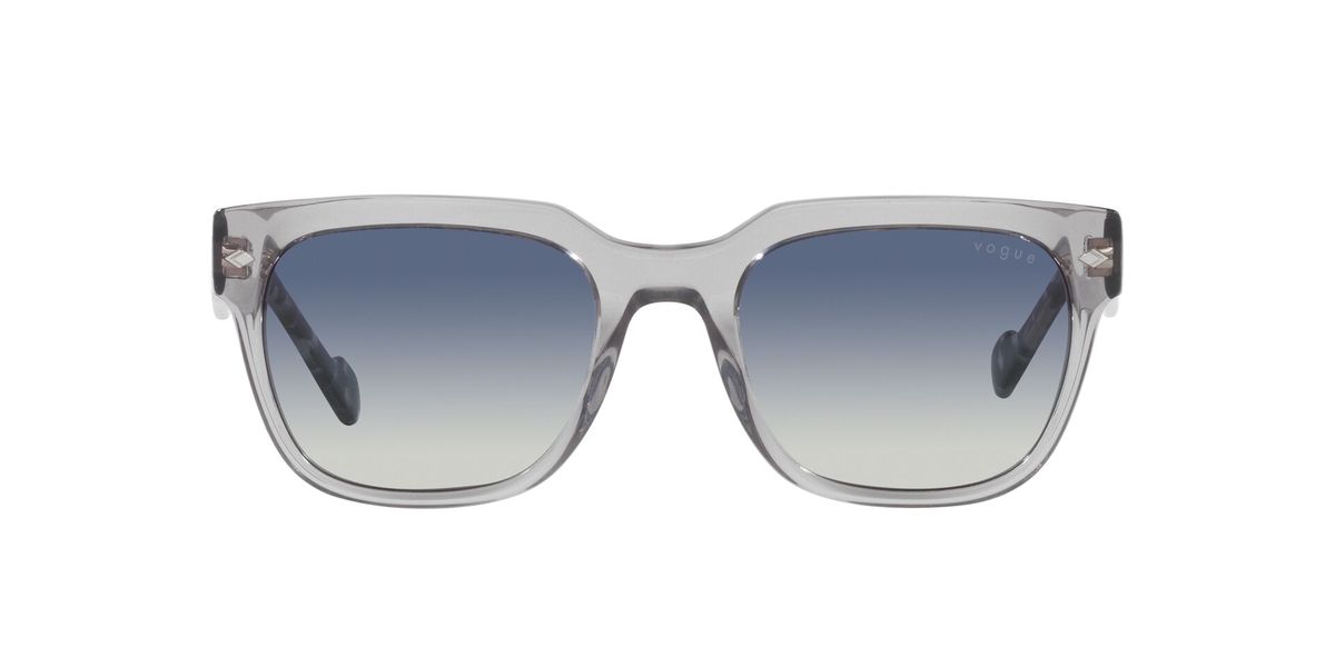 Vogue - Woman Squared Sunglassess - Transparent Grey | Shop Today. Get ...