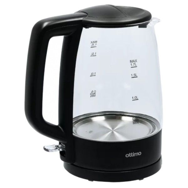 Ottimo Glass Transparent Clear Cordless Kettle 1.7L - 1850W