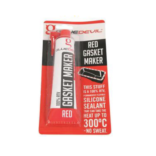Gluedevil Sealant Red Silicone Gasket Maker 70ml