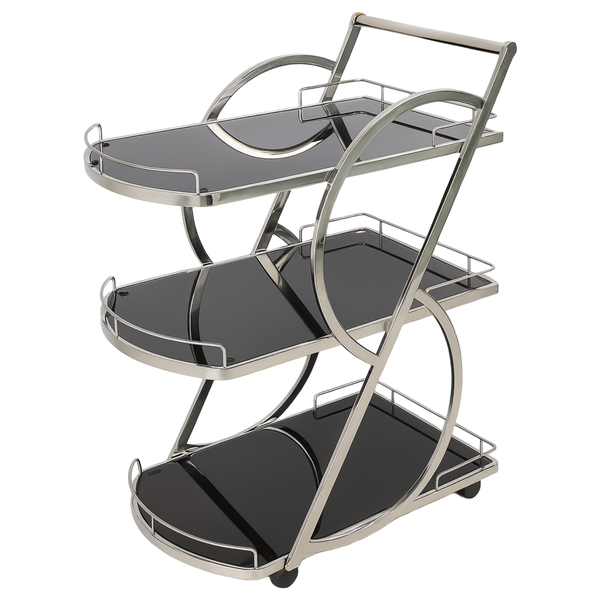 3-Tier Coffee Server - Modern, Steel, For Parties