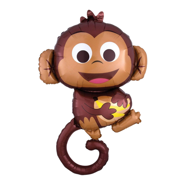 Foil Balloon SuperShape Happy Monkey