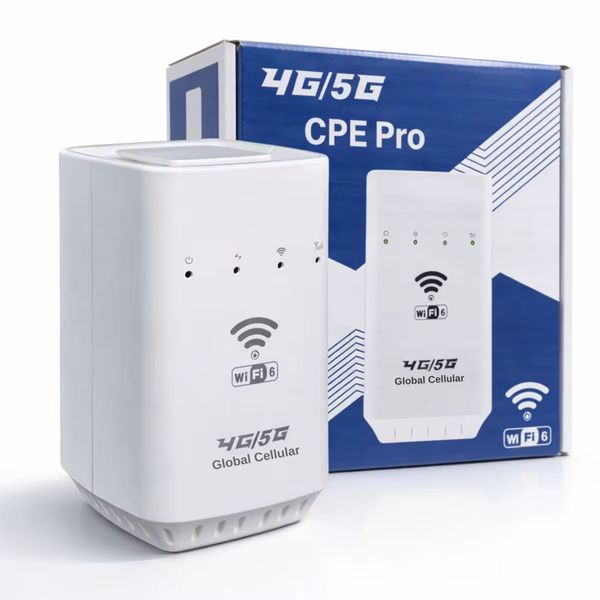 GC- WiFi Router 4G LTE SIM Card WiFi 6 Router 300Mbps CPE Pro - Plug &amp; Play