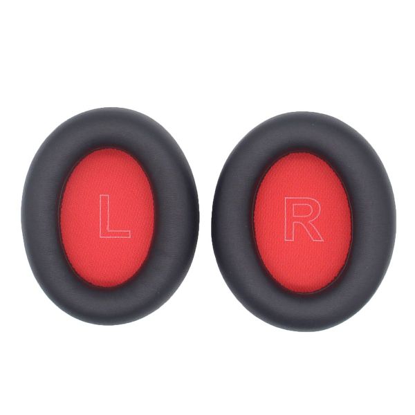 Ear Muffs Replacement Comfort Ear Cushions Black+Red