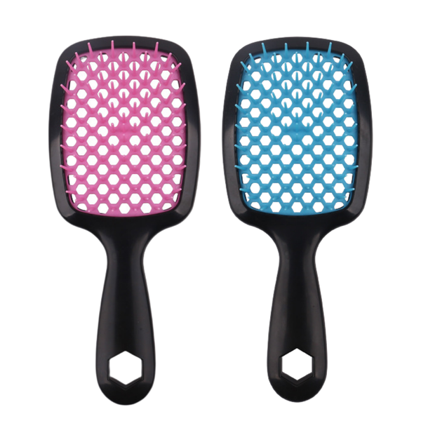 Bestby- Vented Detangling Hair Brush for Curly, Thick &amp; Natural Hair(2Pack)