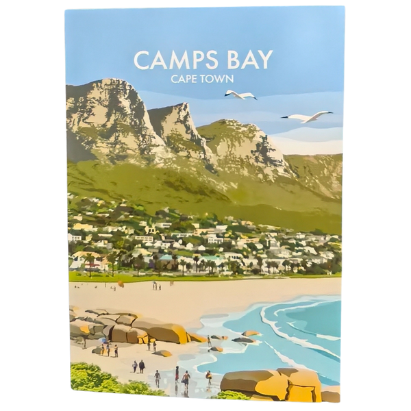 Cape Town Travel Art Card - A5