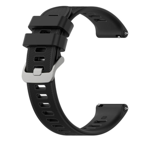 FocusFit 20mm Silicone Watch Strap for Garmin Forerunner 55, Venu, Venu Sq