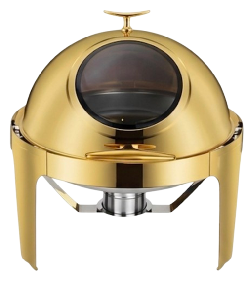 Gold Roll-Top Chafing Dish)
