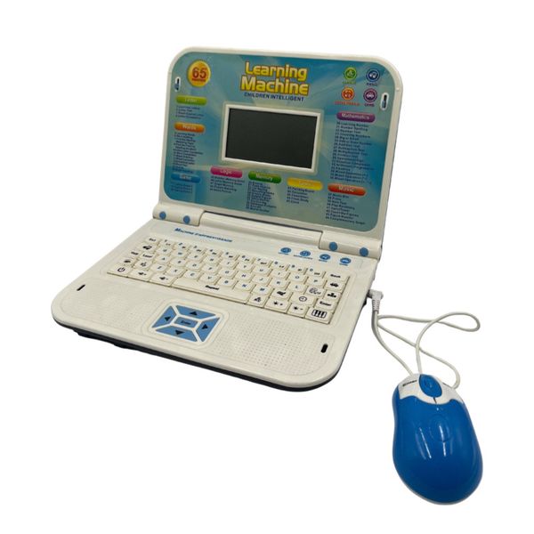 Blue Early Education Toys-Children's Smart Laptop with Mouse