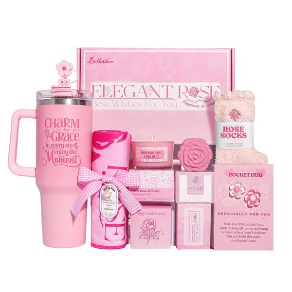 9pcs Relaxation Spa Gift Set for Women Bath Self Care Birthday Gift Luxury