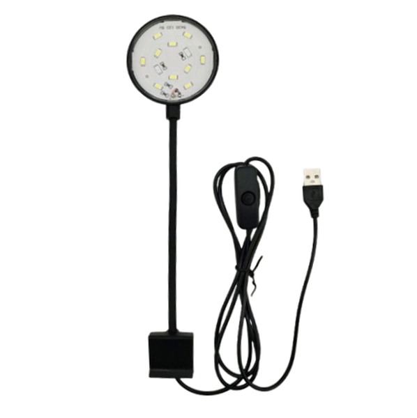 5W Mini Fish Tank Light With Clip Adjustable Hose